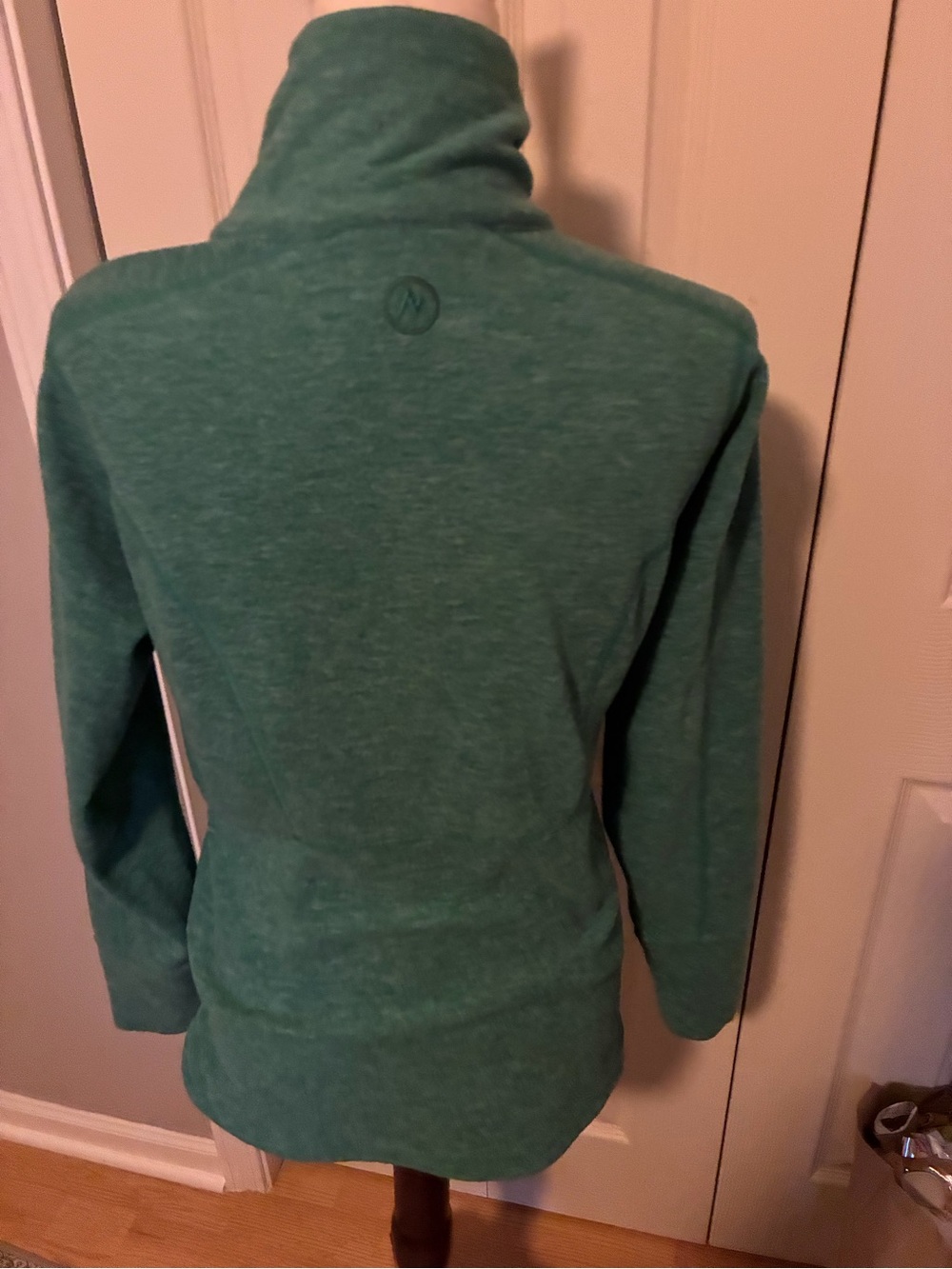 REDUCED! Marmot Women's Teal Green Full-Zip Fleece Jacket - Picture 3 of 4